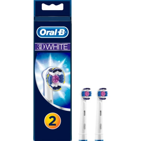 Oral-B 3D White Şarjlı Diş Fırçası Yedek Başlığı 2'li