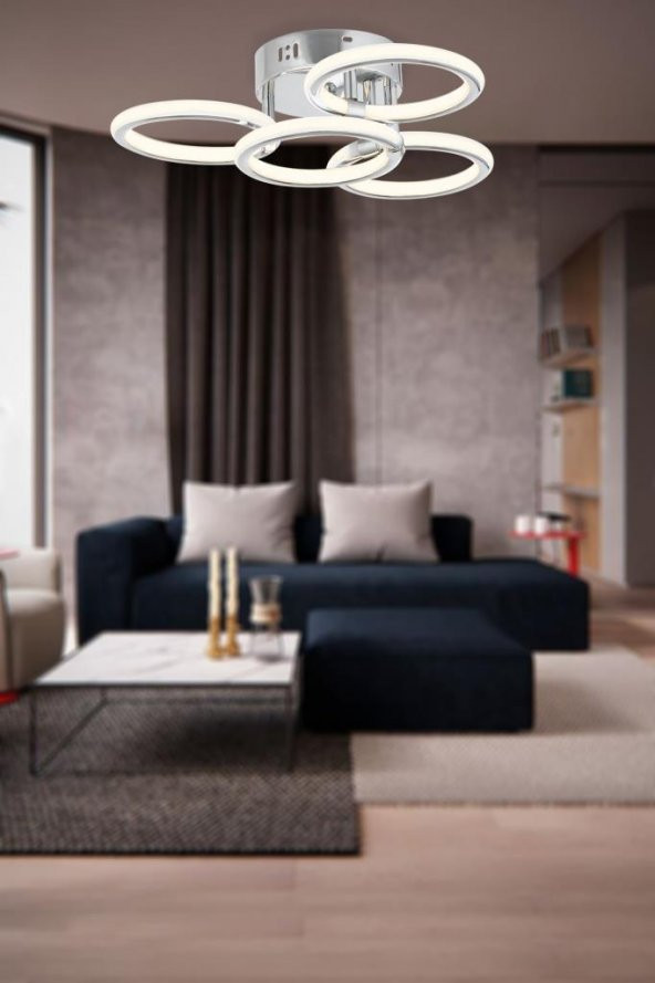 Eray Aydınlatma 984-4 4lü Plofonyer Led Avize - Resim 2