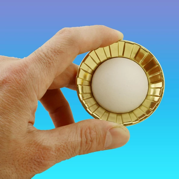 Alita Düğme Mobilya Dolap Çekmece Kulpu Kulbu Plastik Gold Altın Aytaşı Tek Vidalı Kulp - 4