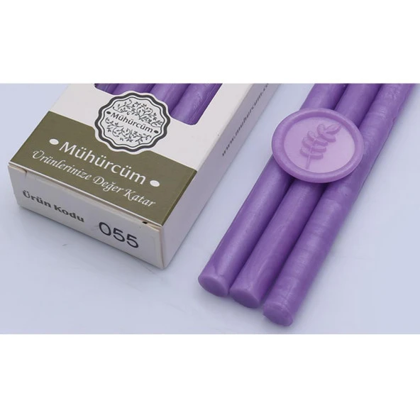 Mühür Mumu Çubuk 11mmx120mm 10 lu Paket Model: 55 LAVANTA AÇIK - 1