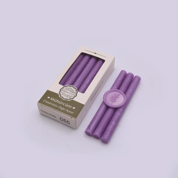 Mühür Mumu Çubuk 11mmx120mm 10 lu Paket Model: 55 LAVANTA AÇIK - 3