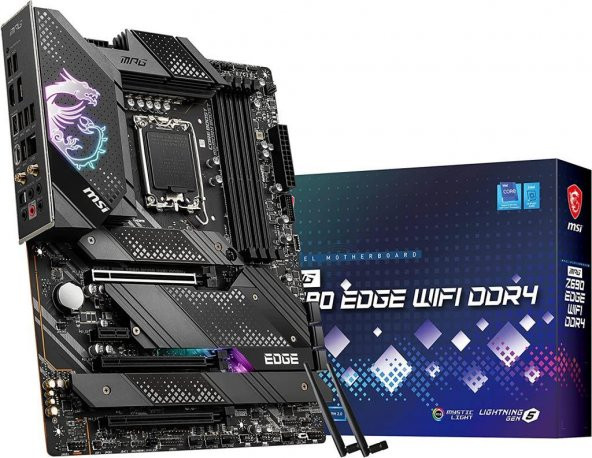 MSI Mpg Z690 Edge Wi-Fi Intel LGA1700 DDR4 ATX Anakart - OUTLET