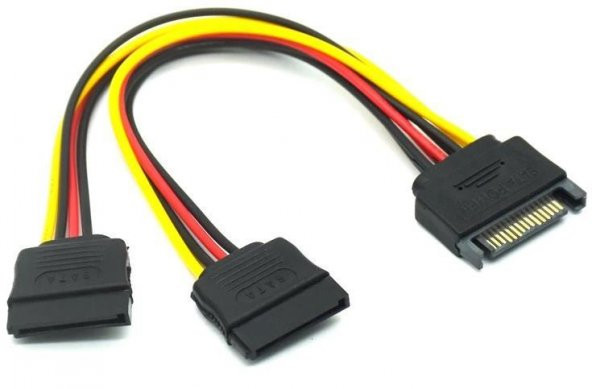 PrimeX PX-4426 Sata to Sata Çoklayıcı , Sata Pin Dişi-2 Port Sata Erkek Çoklayıcı, Sata Y Kablo Splitter Hdd Bağlantı Kablosu - 2
