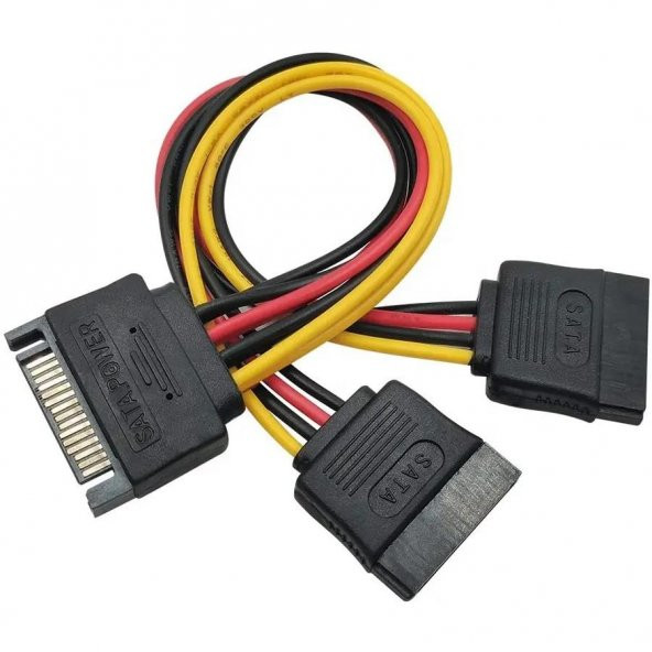 PrimeX PX-4426 Sata to Sata Çoklayıcı , Sata Pin Dişi-2 Port Sata Erkek Çoklayıcı, Sata Y Kablo Splitter Hdd Bağlantı Kablosu - 3