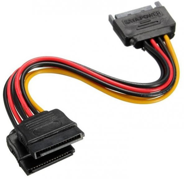 PrimeX PX-4426 Sata to Sata Çoklayıcı , Sata Pin Dişi-2 Port Sata Erkek Çoklayıcı, Sata Y Kablo Splitter Hdd Bağlantı Kablosu - 4