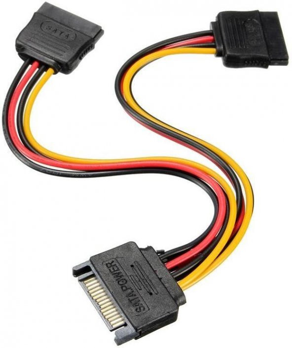PrimeX PX-4426 Sata to Sata Çoklayıcı , Sata Pin Dişi-2 Port Sata Erkek Çoklayıcı, Sata Y Kablo Splitter Hdd Bağlantı Kablosu - 6