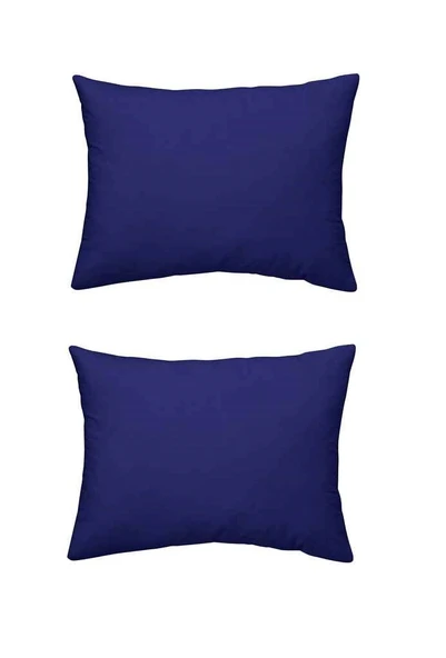 Maki 100 Pamuklu Lacivert 2 Adet 50x70 Yastık Kılıfı