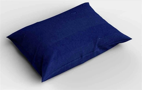 Maki Home Yüzde Yüz Pamuklu Lacivert 2 Adet 50x70 Yastık Kılıfı - Resim 3