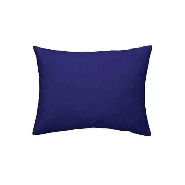 Maki Home Yüzde Yüz Pamuklu Lacivert 2 Adet 50x70 Yastık Kılıfı - Resim 2