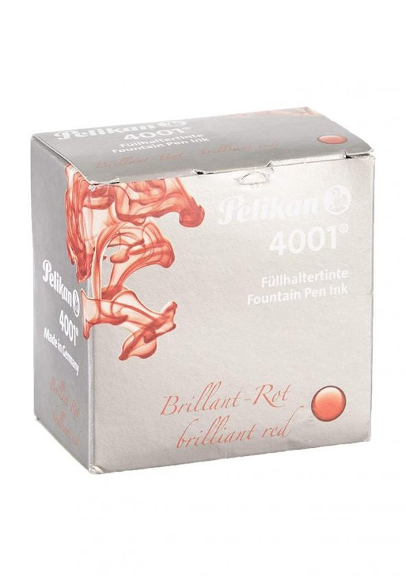 Kırmızı Dolma Kalem Mürekkebi 30 ml 4001 1 Adet Dolma Kalem Yazı Mürekkepi Şişe - 2