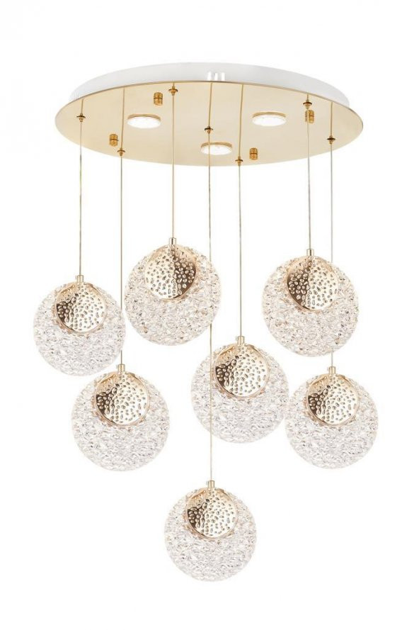 Eray Aydınlatma 1978-6+1 7li Sarkıt Led Avize ürün görseli 1