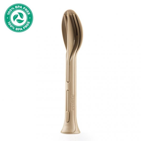 Evolite Combo 3 in 1 Çatal Kaşık Set (BEJ) - 6