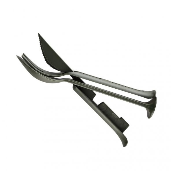 Evolite Combo 3 in 1 Çatal Kaşık Set (HAKİ) - 8