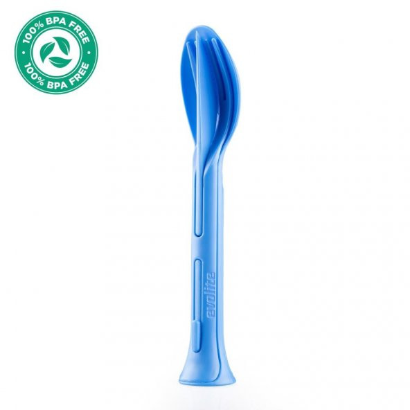 Evolite Combo 3 in 1 Çatal Kaşık Set (MAVİ) - 6