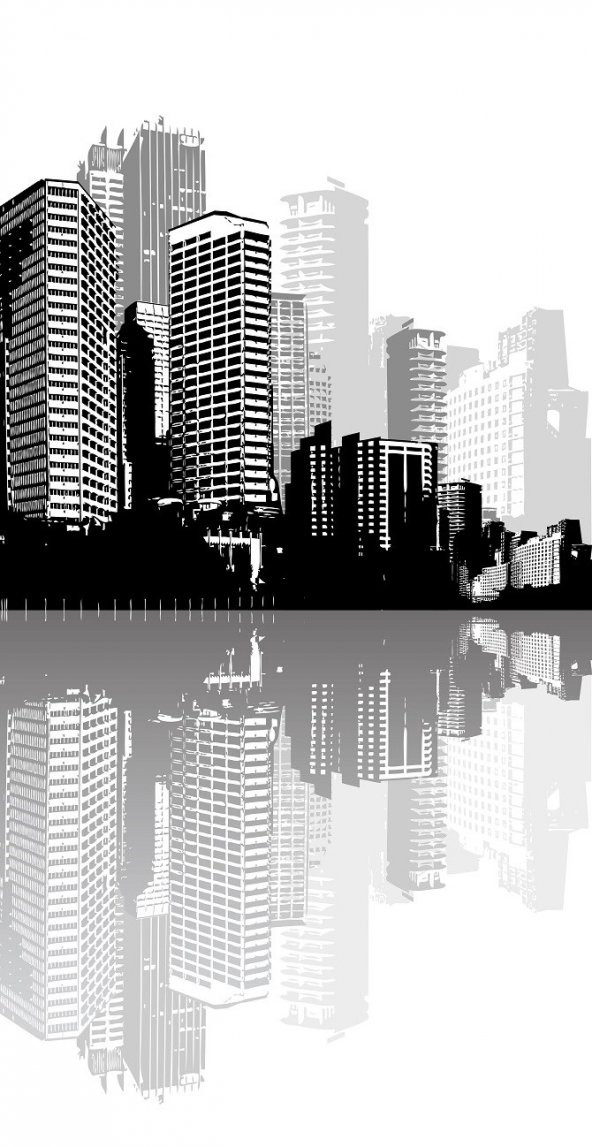 Maki 100 Pamuklu City Çift Kişilik Nevresim ve Yastık Kılıfı Seti - 200x220 + 2(50x70) - 2