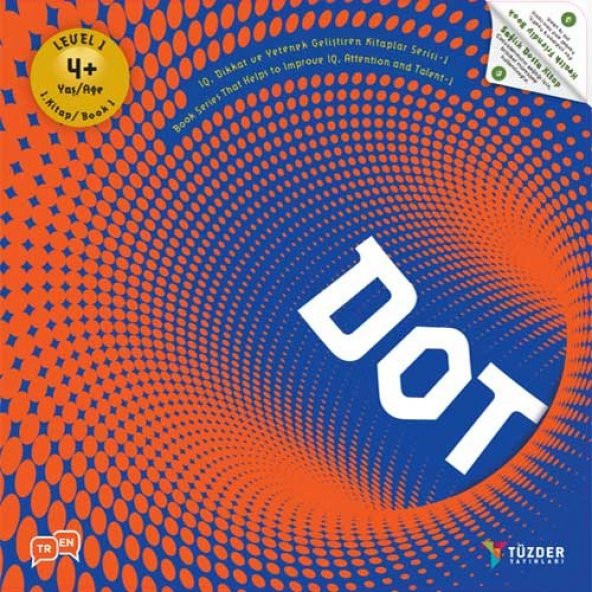 4+ Yaş LEVEL-1 (DOT-PAINT-DRAW) IQ Dikkat Ve Yetenek Geliştiren Kitaplar Serisi - Resim 2