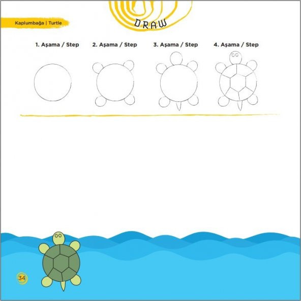 4+ Yaş LEVEL-1 (DOT-PAINT-DRAW) IQ Dikkat Ve Yetenek Geliştiren Kitaplar Serisi - Resim 7