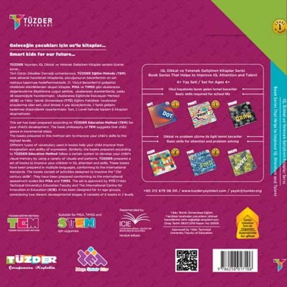 4+ Yaş LEVEL-1 (DOT-PAINT-DRAW) IQ Dikkat Ve Yetenek Geliştiren Kitaplar Serisi - Resim 8