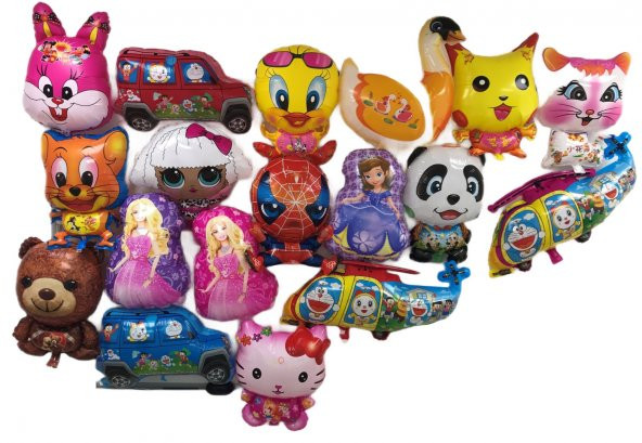 Pembe Büyük Boy 40cmx53cm Folyo Balon Helyum No8 - 3