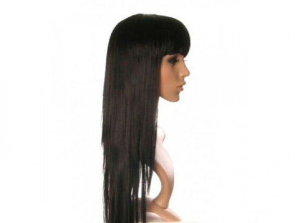 Uzun peruk  saç - Siyah (3791)