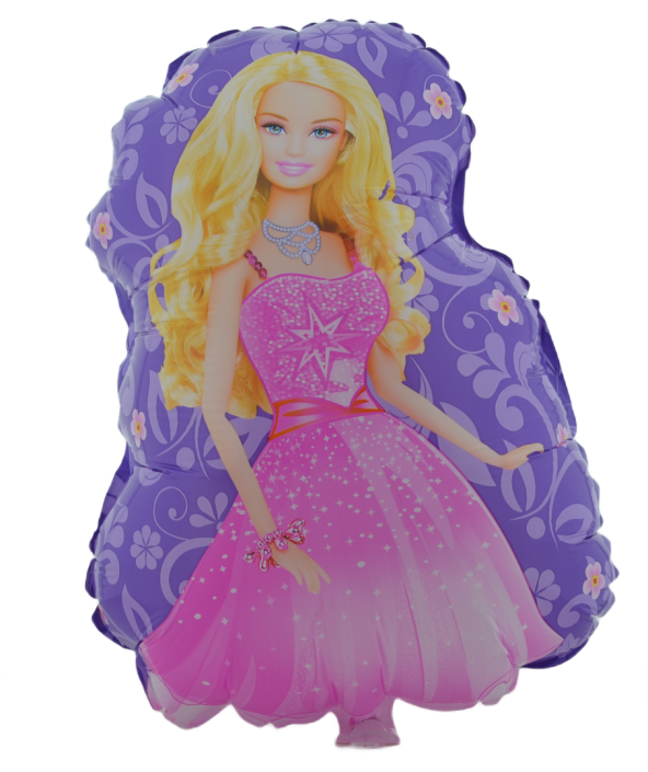 Barbie Büyük Boy 42cmx52cm Folyo Balon Helyum No10