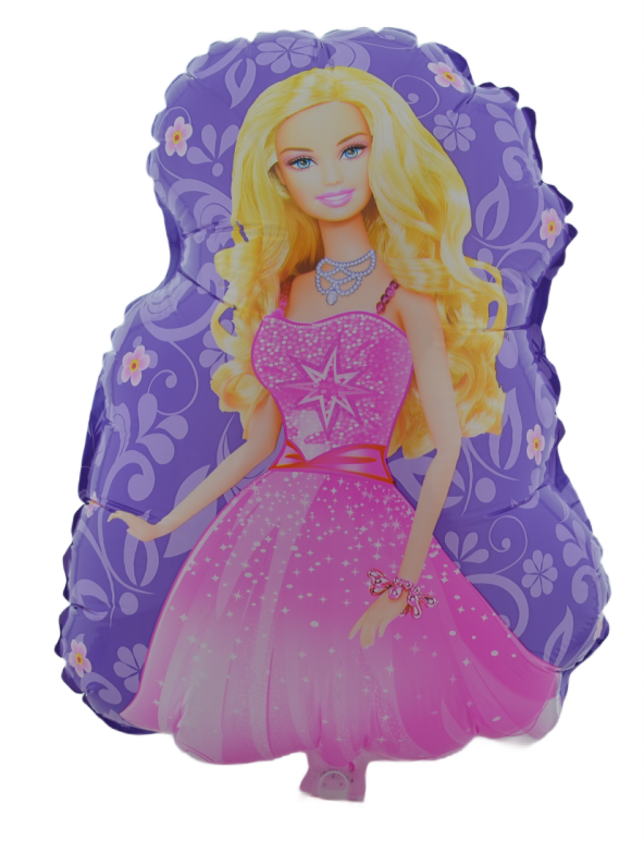 Barbie Büyük Boy 42cmx52cm Folyo Balon Helyum No10 - 2