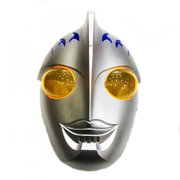 Plastik Uzaylı Maskesi Halloween Robot Maskesi (3791)