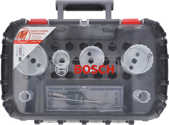 Bosch - Endurance Serisi Carbide Delik Açma Testeresi (Panç) Seti 8 Parça Ø 22-25-35-51-60-68 mm