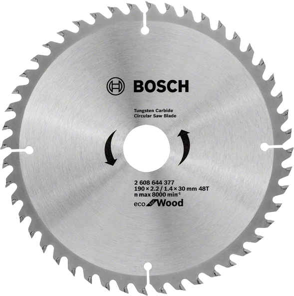 Bosch - Ekonomik Seri 190*30 mm 48 Diş 10'lu  Daire Testere Bıçağı