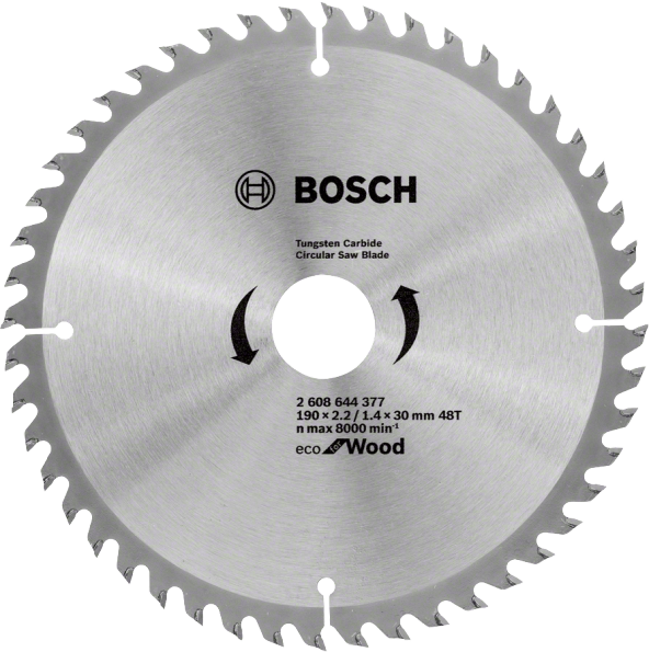 Bosch - Ekonomik Seri 190*30 mm 48 Diş 10'lu  Daire Testere Bıçağı
