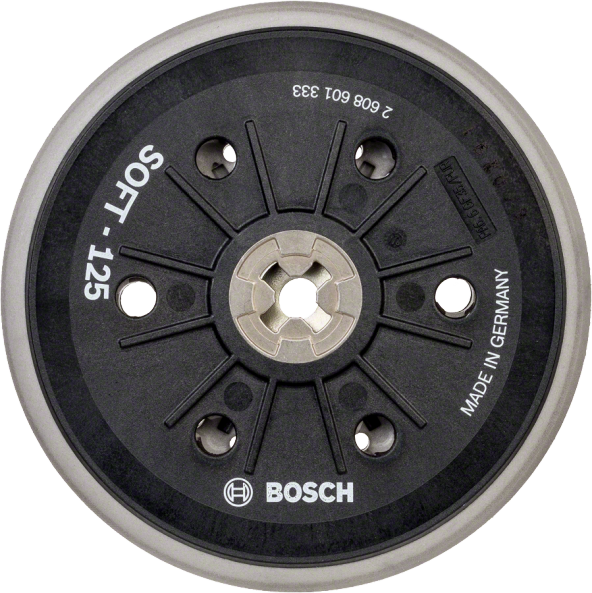 Bosch - 125 mm 5/16'' Çok Delikli Zımpara Tabanı Yumuşak