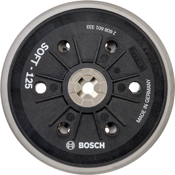 Bosch - 125 mm 5/16'' Çok Delikli Zımpara Tabanı Yumuşak