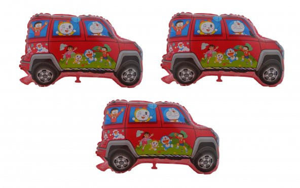 Doraemon 3 Adet Büyük Boy 60cmx38cm Folyo Balon Helyum No11