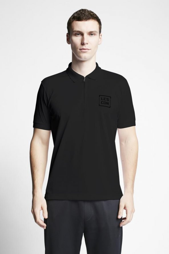 LESCON 23B-1115 KISA KOL POLO YAKA TSHIRT - 6