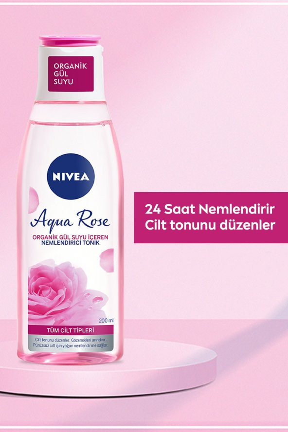 Nivea Aqua Rose Nemlendirici Tonik Tüm Cilt 200ml - 3