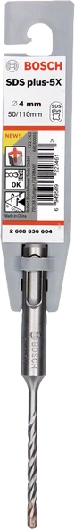 Bosch - SDS-Plus-5X Serisi Kırıcı Delici Matkap Ucu 4*110 mm