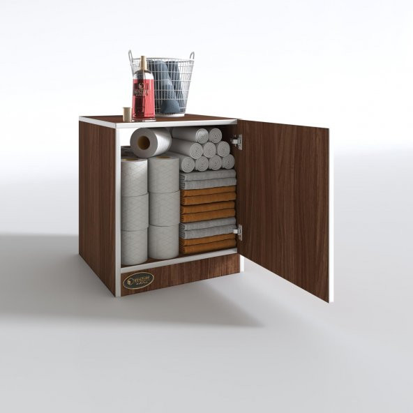 Kenzlife kapaklı mutfak dolabı melek39 cvz 039x039x39 banyo ofis komodin (m) - 3