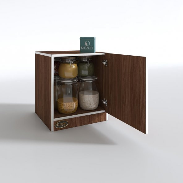 Kenzlife kapaklı mutfak dolabı melek39 cvz 039x039x39 banyo ofis komodin (m) - 4