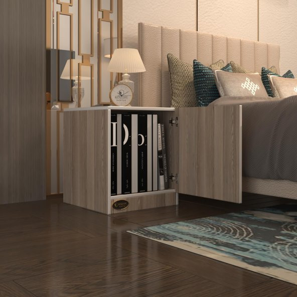 Kenzlife kapaklı mutfak dolabı melek39 crd 039x039x39 banyo ofis komodin (m) - 3
