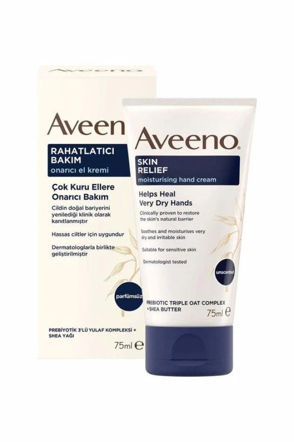 Aveeno Rahatlatıcı Bakım Onarıcı Parfümsüz El Kremi 75 ml - 3