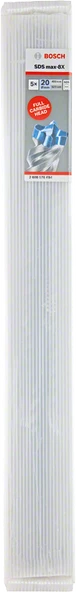 Bosch - Max-8X Serisi Kırıcı Delici Ucu 20*520 mm 5'li