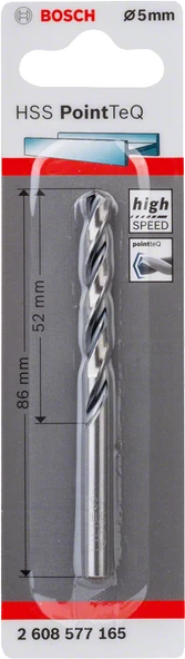 Bosch - HSS-PointeQ Metal Matkap Ucu 5,0 mm