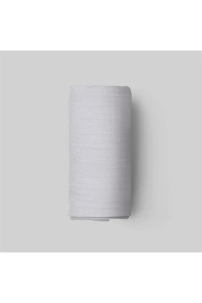 Maki Home Yüzde Yüz Pamuklu Açık Gri 160x200 Çift Kişilik Lastikli Çarşaf Takımı - Resim 4