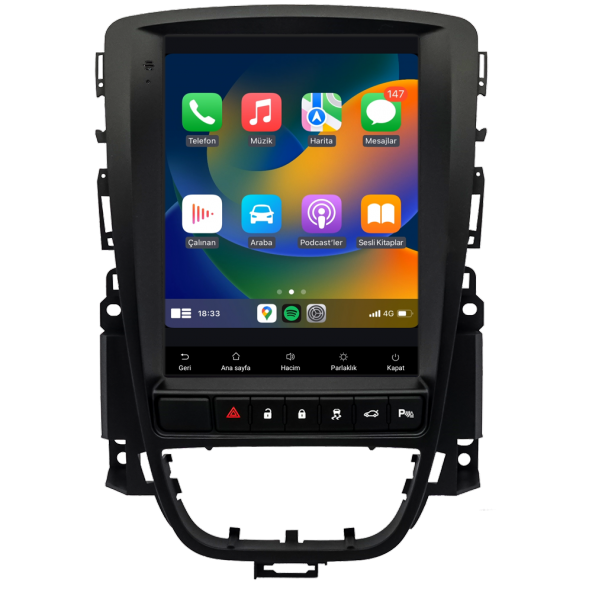 Opel Astra J Android Multimedya Sistemi (2010-2019) CRV-4381XDT