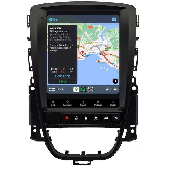 Opel Astra J Android Multimedya Sistemi (2010-2019) CRV-4381XDT - 6
