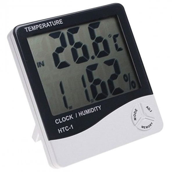 Masaüstü Dijital Termometre  Nem Ölçer Higrometre (3791)