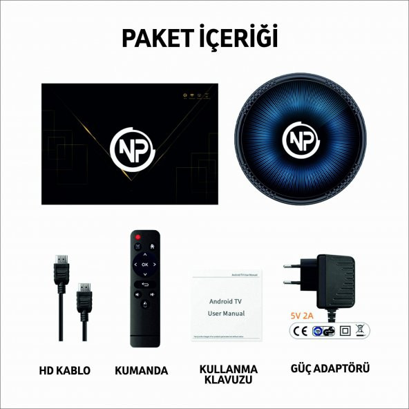 NPO HK1 RBOX W2 4GB Ram 64GB Dahili Hafıza 4K Ultra HD Android TV Box - 5