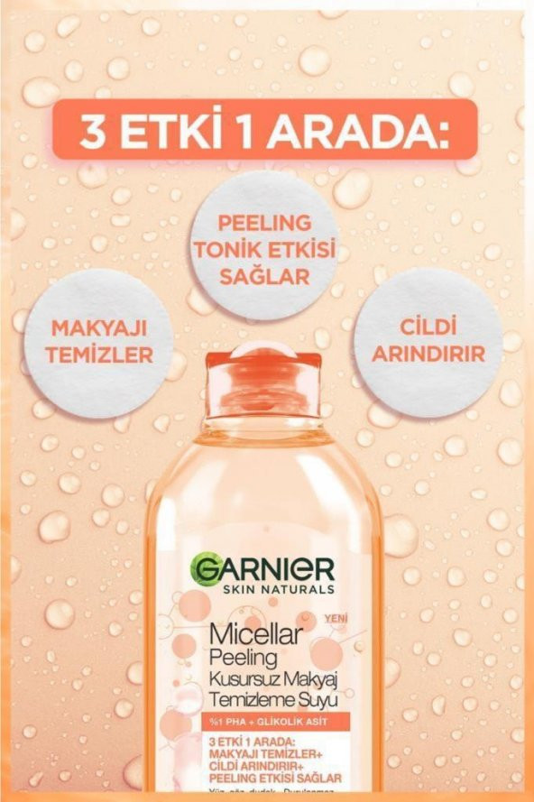 Garnier Micellar Peeling Kusursuz Makyaj Temizleme Suyu 400 Ml - 2