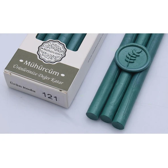 Mühür Mumu Çubuk 11mmx120mm 10 lu Paket Model: 121 JUNİPERUS YEŞİL ürün görseli