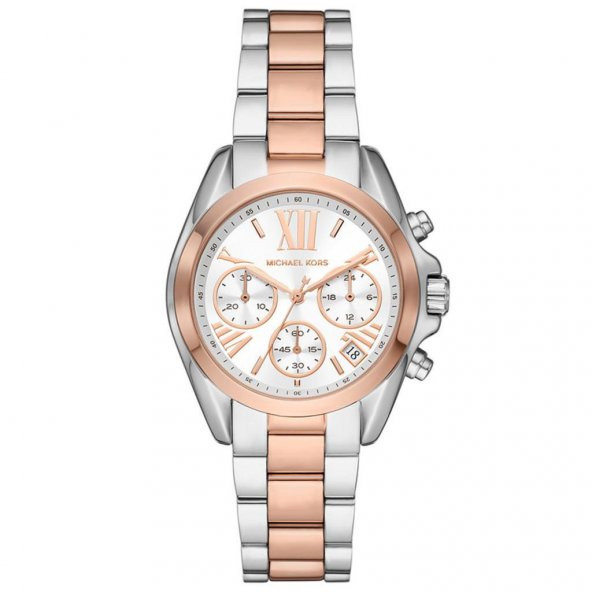 Michael Kors MK7258 36 mm Rose Gold / Metalik Gri Kadın Kol Saati